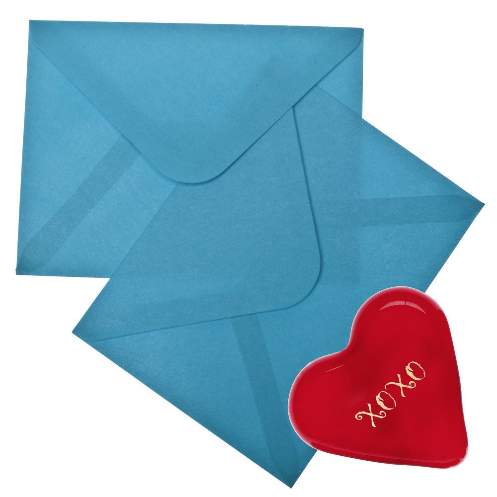 Red Glass Heart 'Hugs and Kisses' Family Friendly Love Note Game Gold Ink Imprinted 1.5x1.5x.5" 1.6oz