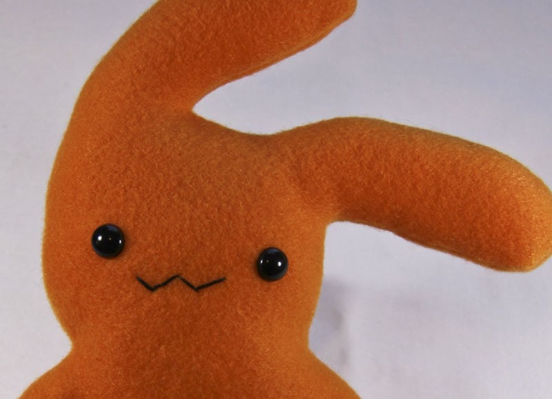 The Wind Swept Bunny - ORANGE - Plush Toy Friend