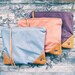 THE LIBRO pink leather clutch