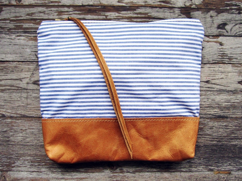 SCAVENGER POUCH - Blue Stripe