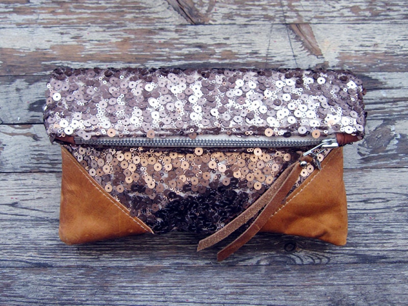LIBRO CLUTCH - Rose Gold Shine