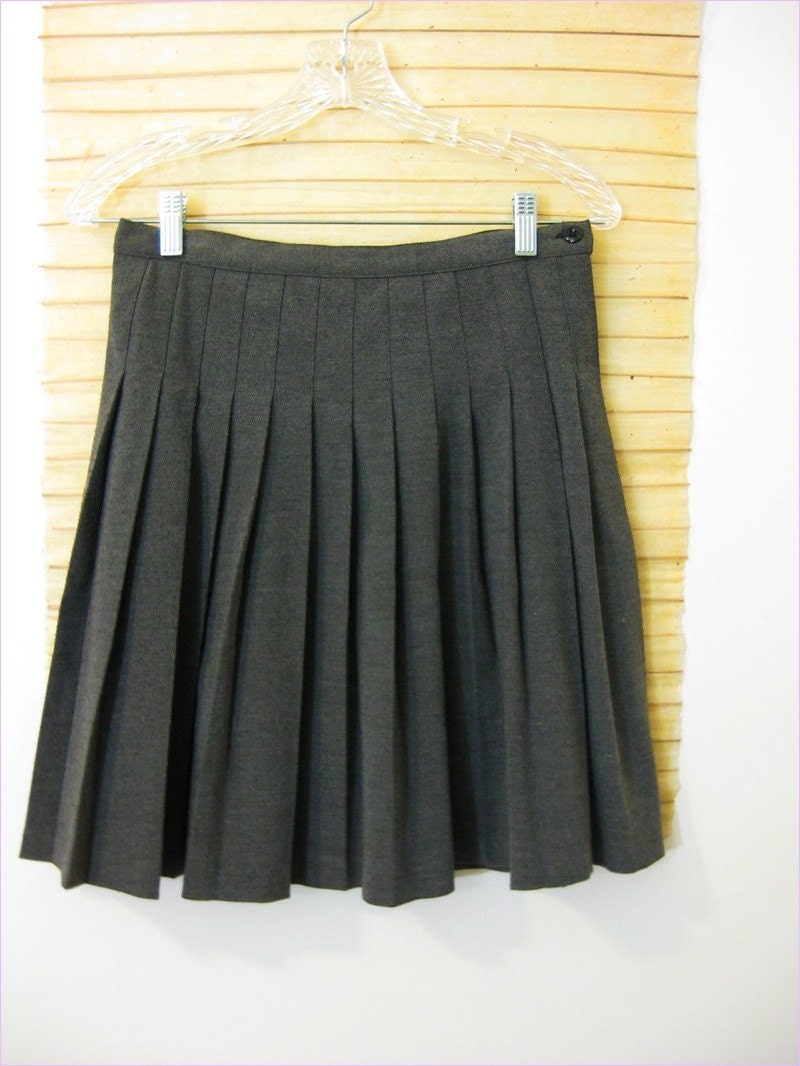 Grey Uniform Skirt 39
