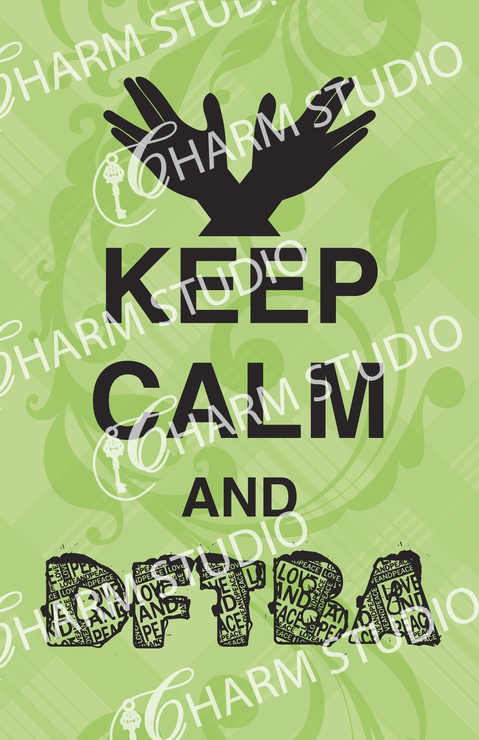12x18 Keep Calm and DFTBA
