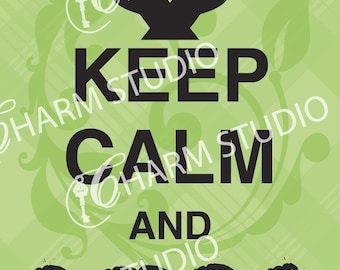 12x18 Keep Calm and DFTBA