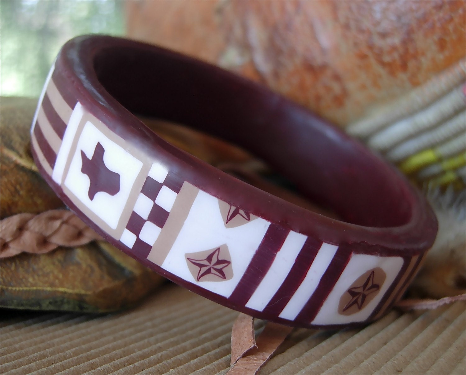 Texas Strength Bangle Bracelet