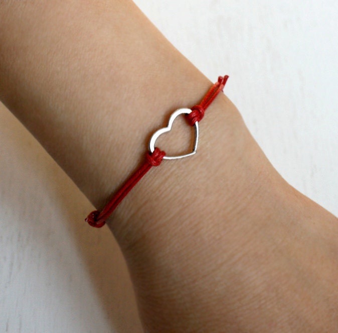 Open Heart bracelets (set of 4)