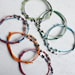 July 4th Stars Bracelet / Star Anklet (28 colors of thread to choose)