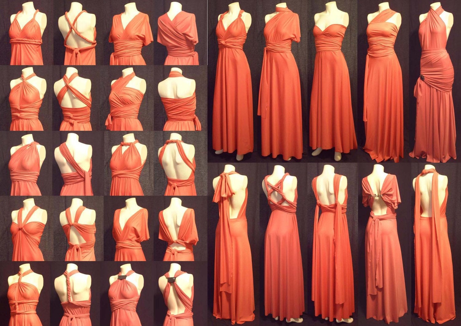 52 Convertible/Infinity Dress Styles ...