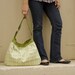 pleated messenger sewing pattern - PDF
