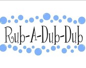 Childrens Vinyl Wall Decal- Rub a Dub Dub Bubbles Kids Bathroom