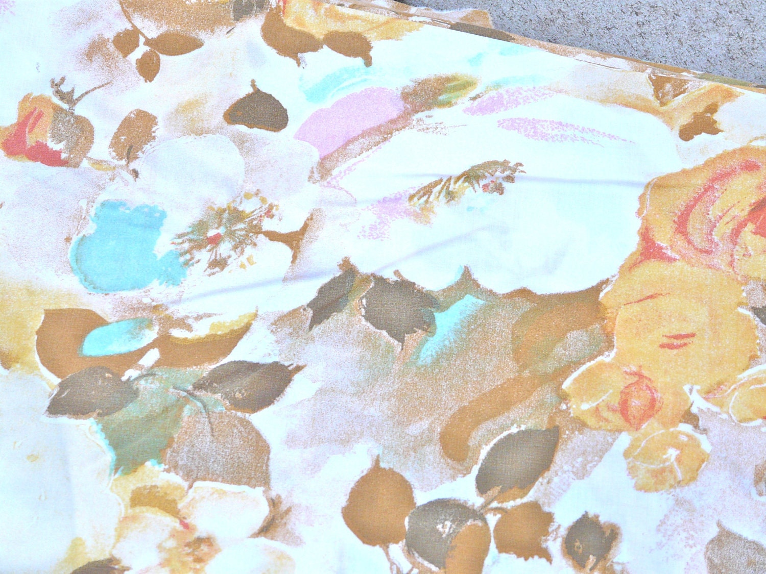 Bouquet of Flowers Vintage Pillowcase