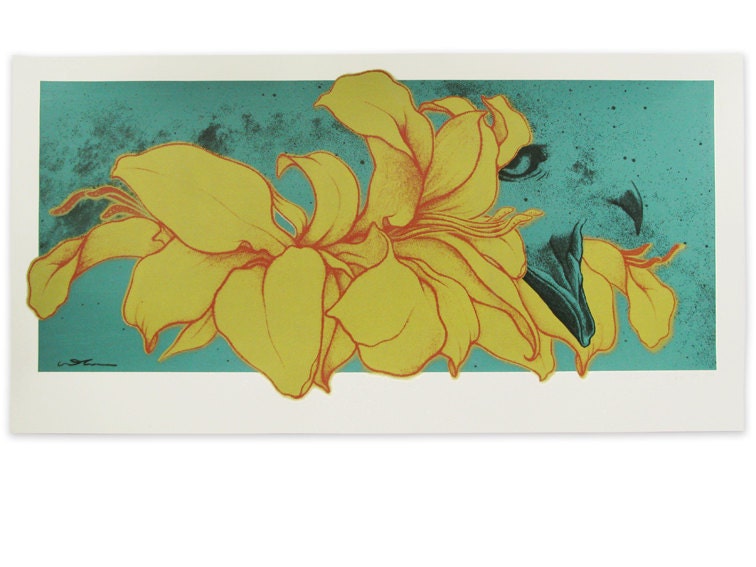 Eye Wonder - Hand Screen Printed Art Print in Limited Edition of 66