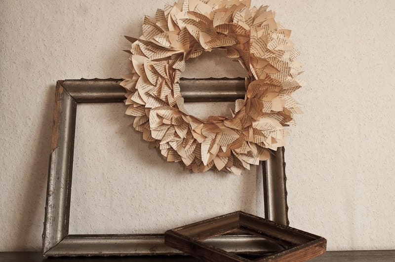 Paper Wreath - Leaves