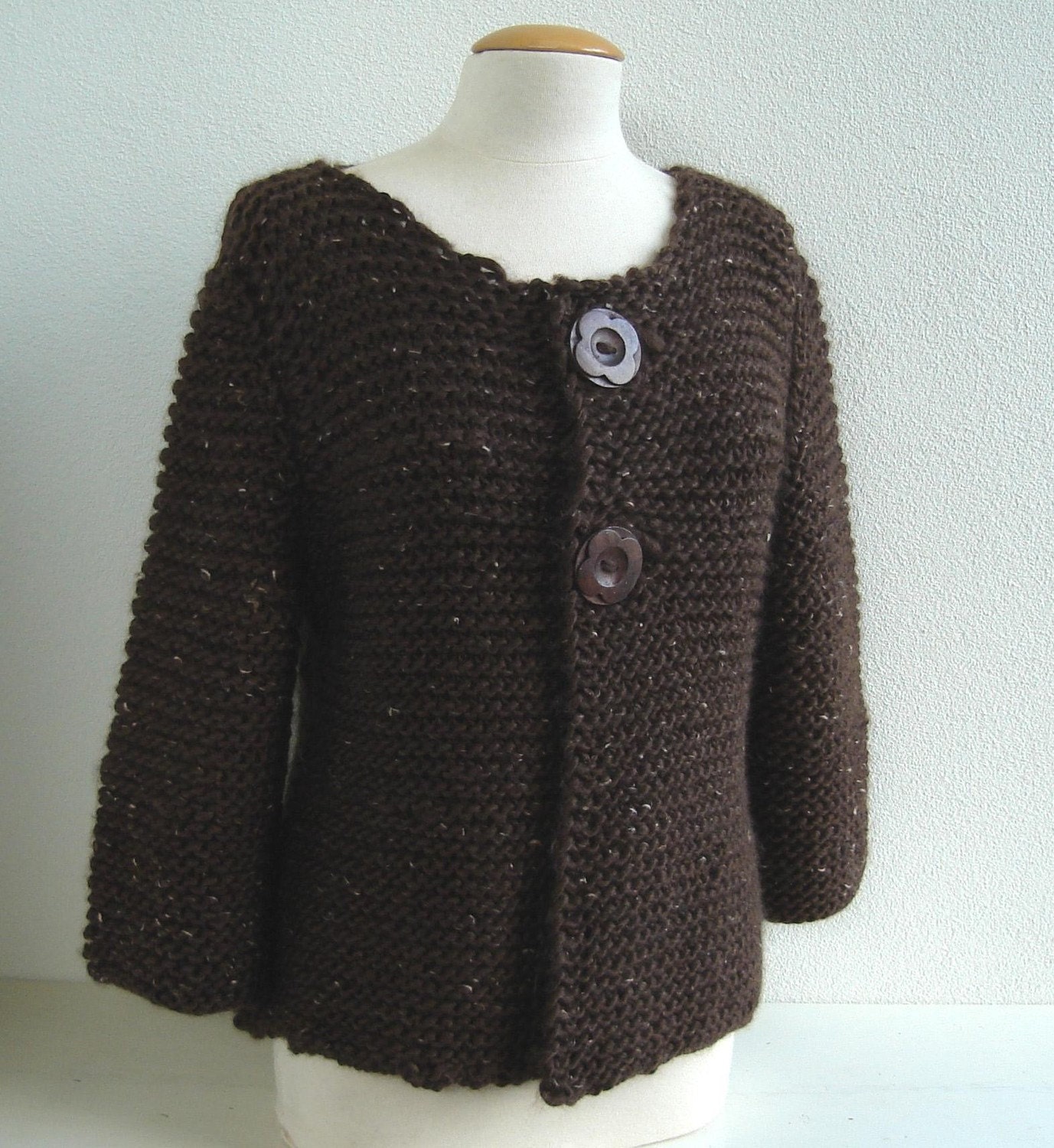 Knitting PATTERN - Easy and Elegant Cardigan