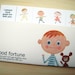 Kawaii Sticky Index Tab / One Point Sticker - Good Fortune Boy - 150 pieces (SM-038) for Scrapbooking