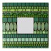 Green Mosaic Wall Mirror - Small Square