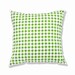 Lawn Green Butterfly Natural Fabric Pillow