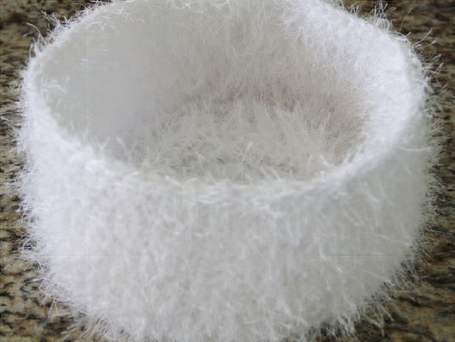 Nest Pod Bowl, Hand Crocheted Newborn Baby Photography Prop