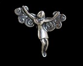 Winter Faerie Sterling Silver Necklace on Sterling Silver Chain