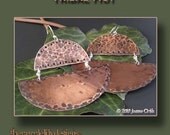 Tribal Hut, Sterling Silver, Hill Tribe Silver, and Antiqued Copper earrings, ThePurpleLilyDesigs