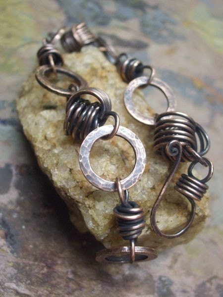 Rugged Links in Copper, ThePurpleLilyDesigns