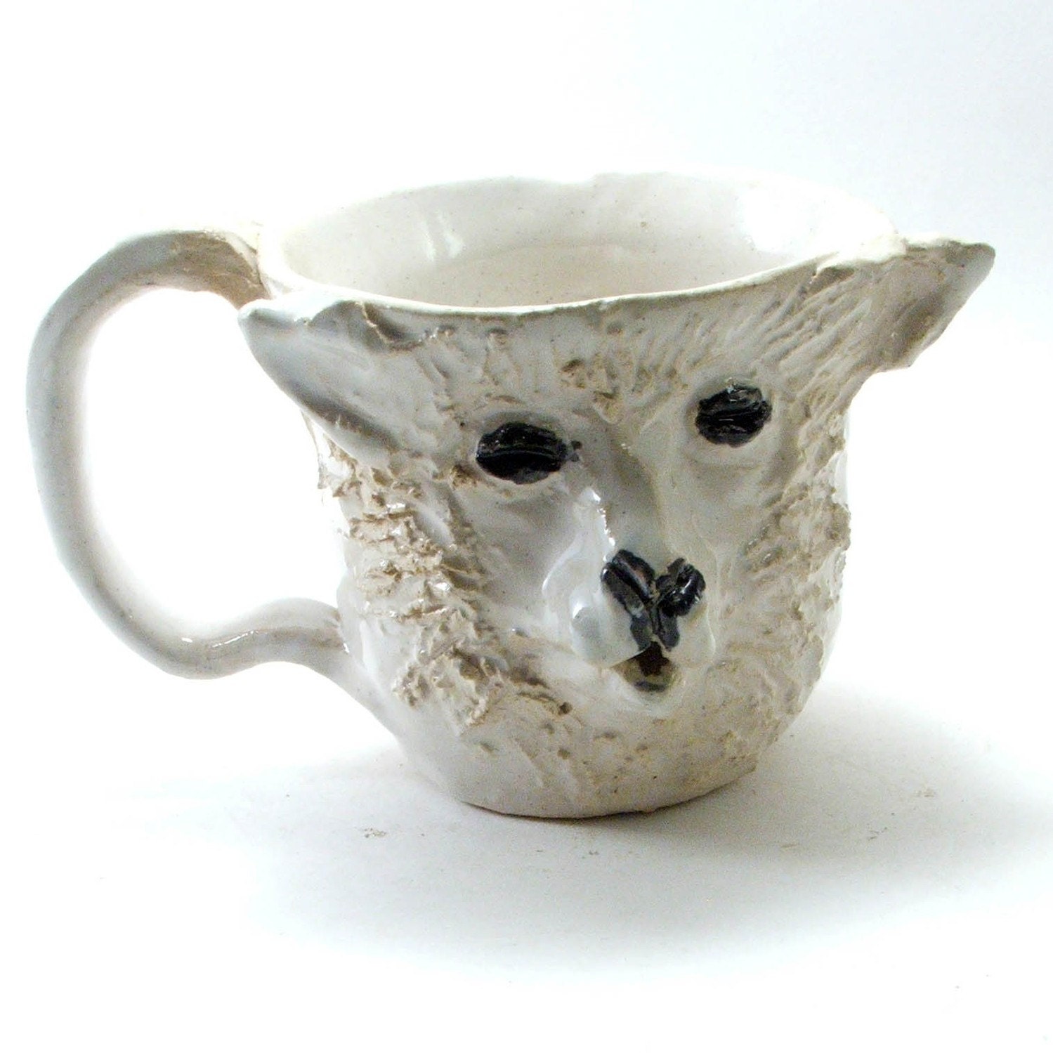 White Sheep Mug - Pulling the Wool