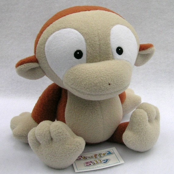 Silly Little Monkey, Cute Stuffed Animal Toy, Designer Plush Limited Edition