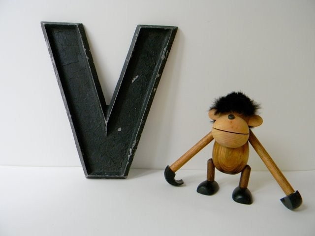 SALE:  Big Metal Letter Sign V