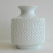 White Winterling Marktleuthen West German Porcelain Op Art Vase
