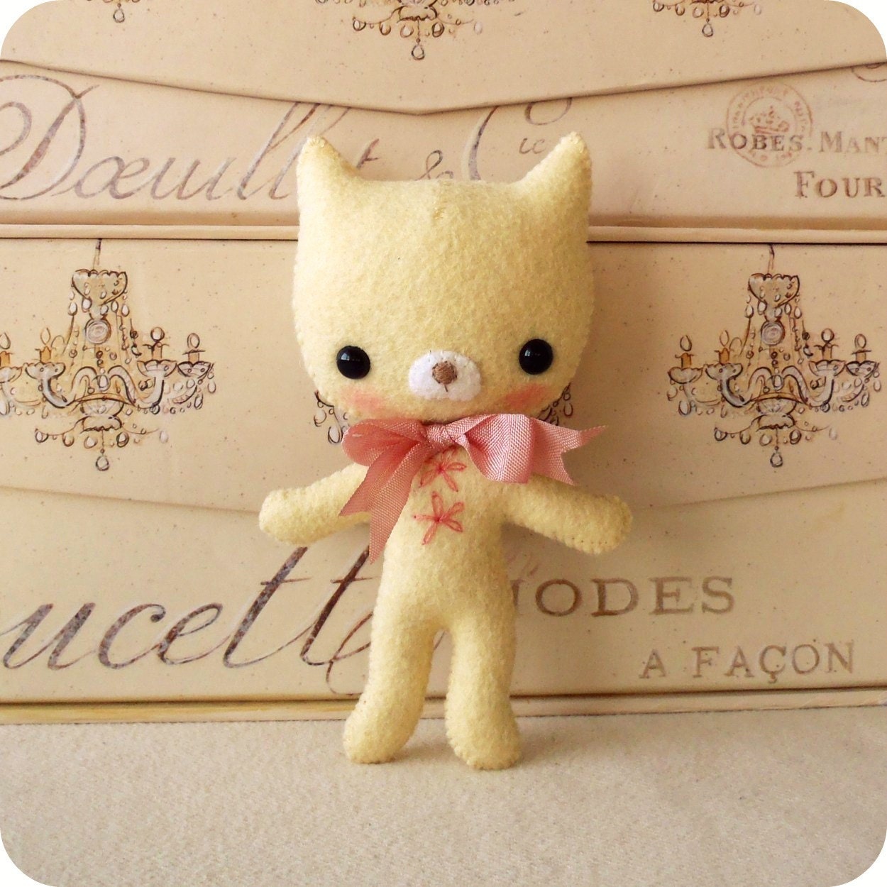 Lemony Kitten pdf Pattern, Plush Pattern, Animal Pattern