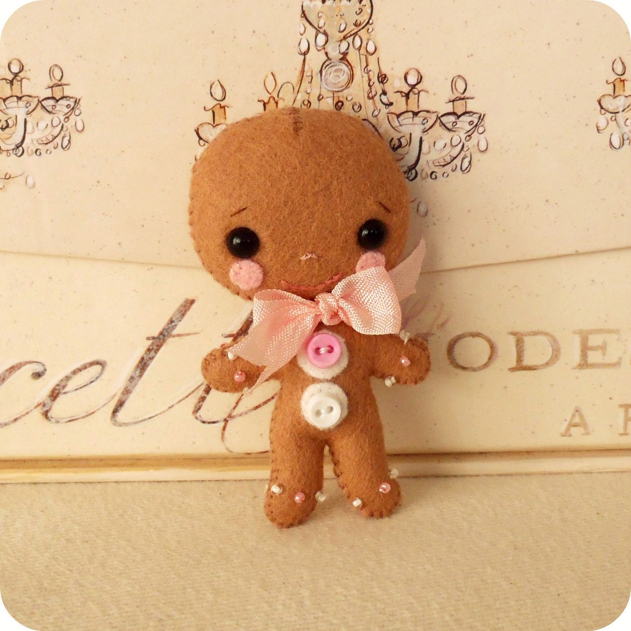 Gingermelon Man pdf Pattern, Pattern, Christmas Ornament Pattern, Holiday, Needlecraft, Gingerbread Man