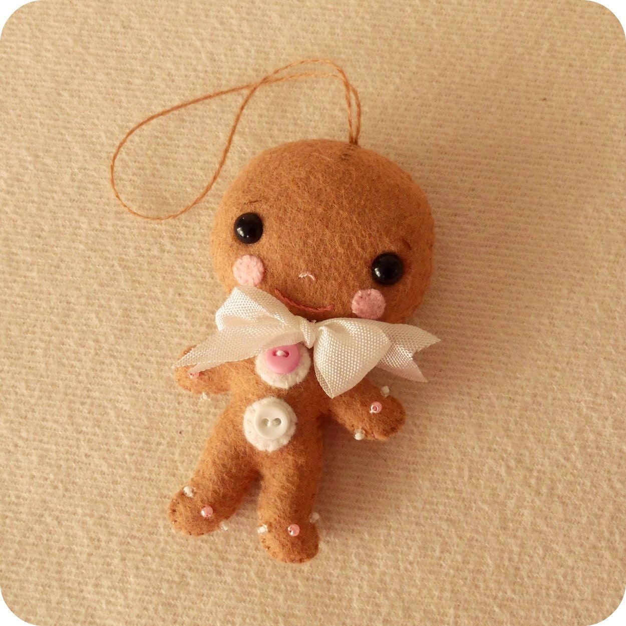 Gingermelon Man pdf Pattern, Pattern, Christmas Ornament Pattern, Holiday, Needlecraft, Gingerbread Man