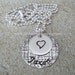 Personalized Name Necklace Mommy Hand Stamped Necklace Bride Bridesmaids gift Sterling Silver Engraved Name Jewelry