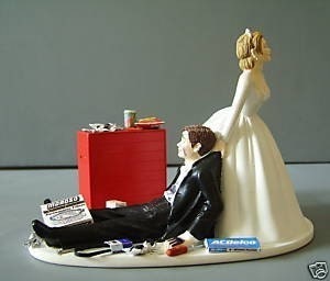 Auto Racing Mechanic on Racing Auto Mechanic Customized Wedding Cake Topper