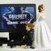 VIDEO GAME 'junkie' Groom Customized Wedding Cake Topper. The ORIGINAL Video Game cake topper....not a copy cat.