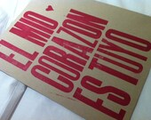 PRINT - El mio corazon es tuyo
