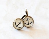 Anchor Earrings. Nautical Jewellery, Anchor Jewelry.