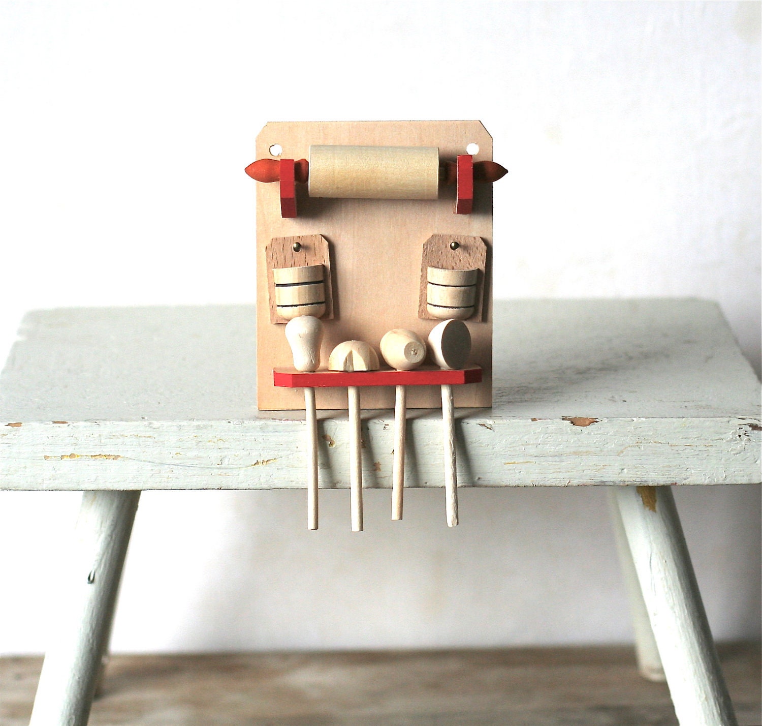 Miniature Wooden Cooking Utensil Set Shackman Japan