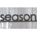 SEASON Word Sign Handmade with Reclaimed Farm Steel