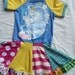 Alli Cat Creations Boutique Disney Princess Cinderella Upcycled Knit Dress Size 5/6/7