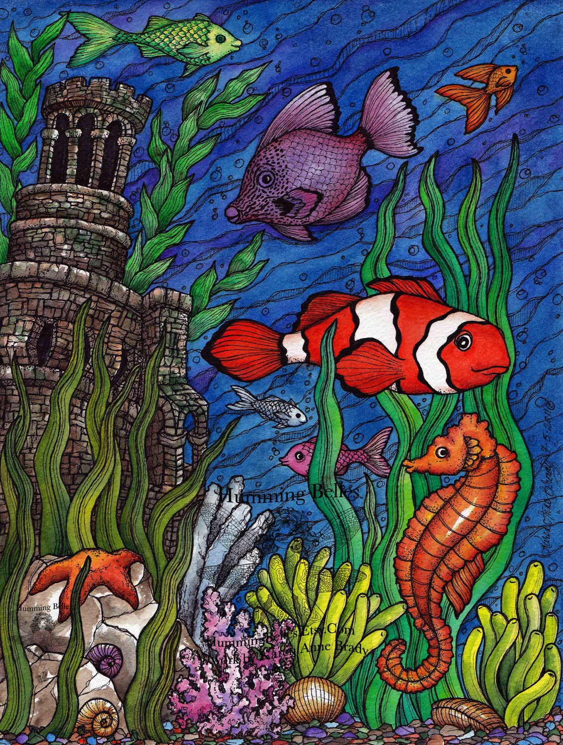 Under Sea Illustration