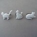 Gray Cat Ring, Little Gray Cat Fuzzy Furry Velvet Ring, Adjustable Grey Cat Ring