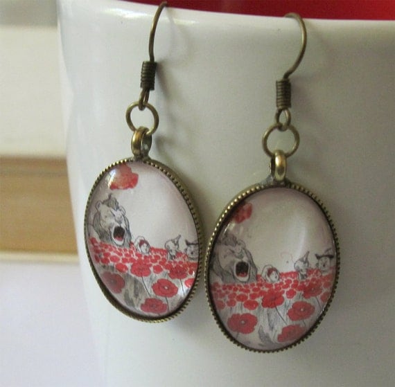 Nowonder In a Field Of Poppies Earrings