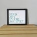 Inspirational Art Print, Seafoam Blue, Find Joy in the Journey Letterpress Poster