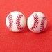 Baseball Stud Earrings