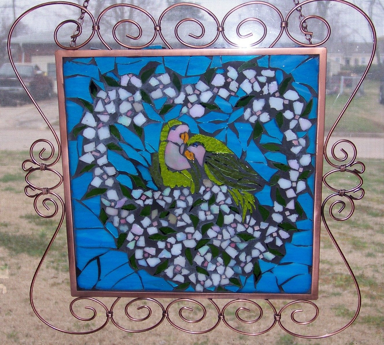 Love Birds and Cherry Blossoms