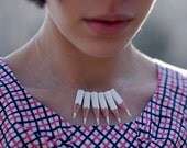 White lapicitos necklace