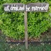 Eat Drink and Be Married Wedding Sign on Barn Wood and Stake