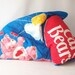 vintage care bears sleeping bag tenderheart and love a lot heart belly bears retro 80's happy sunshine teen girl child slumber party