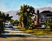 Landscape Painting - 6th Street, Carpinteria - 9x12